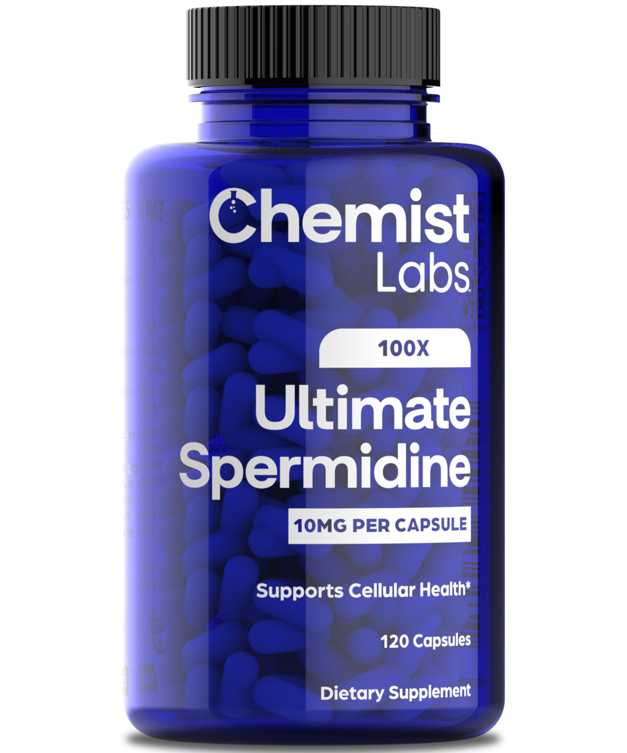Chemist Labs spermidine 100x capsules for enhanced daily support.