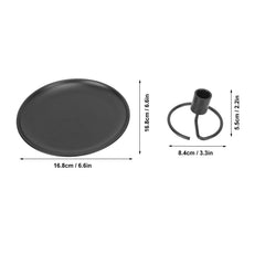 CHEOTIME stainless steel round extinguisher base for safe moxa use.