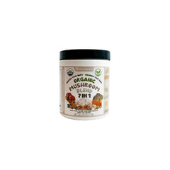 Cherie Sweet Heart 7 Mushroom powder bottle showing organic blend for daily wellness.
