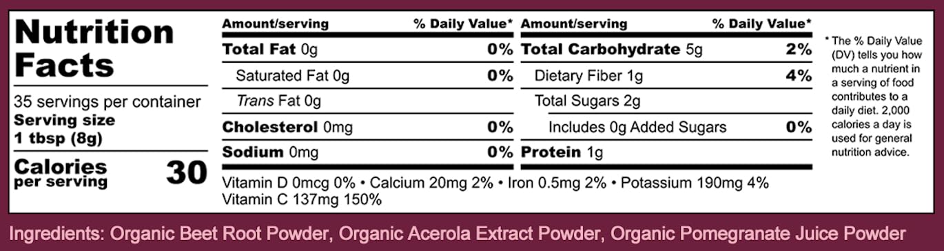 Cherie Sweet Heart label on jar highlighting the 3-in-1 formula