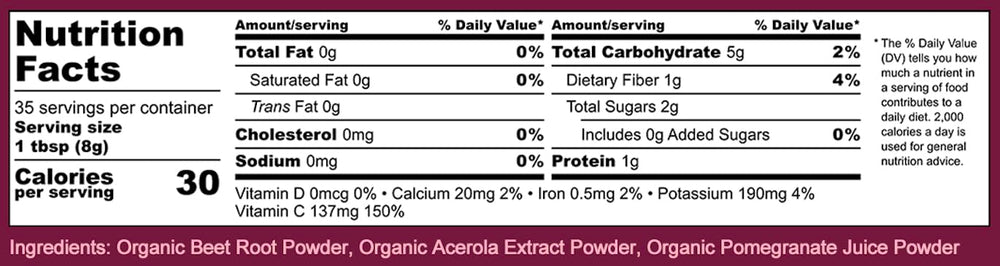 Cherie Sweet Heart label on jar highlighting the 3-in-1 formula