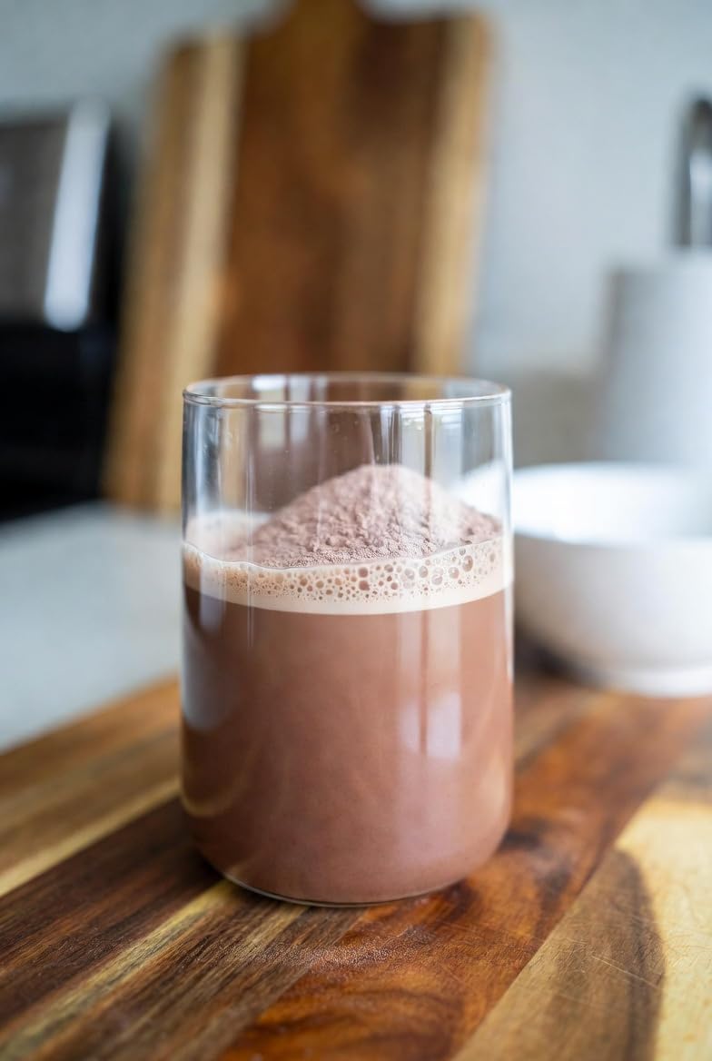 Cherie Sweet Heart collagen peptides chocolate in hot cocoa for cozy wellness