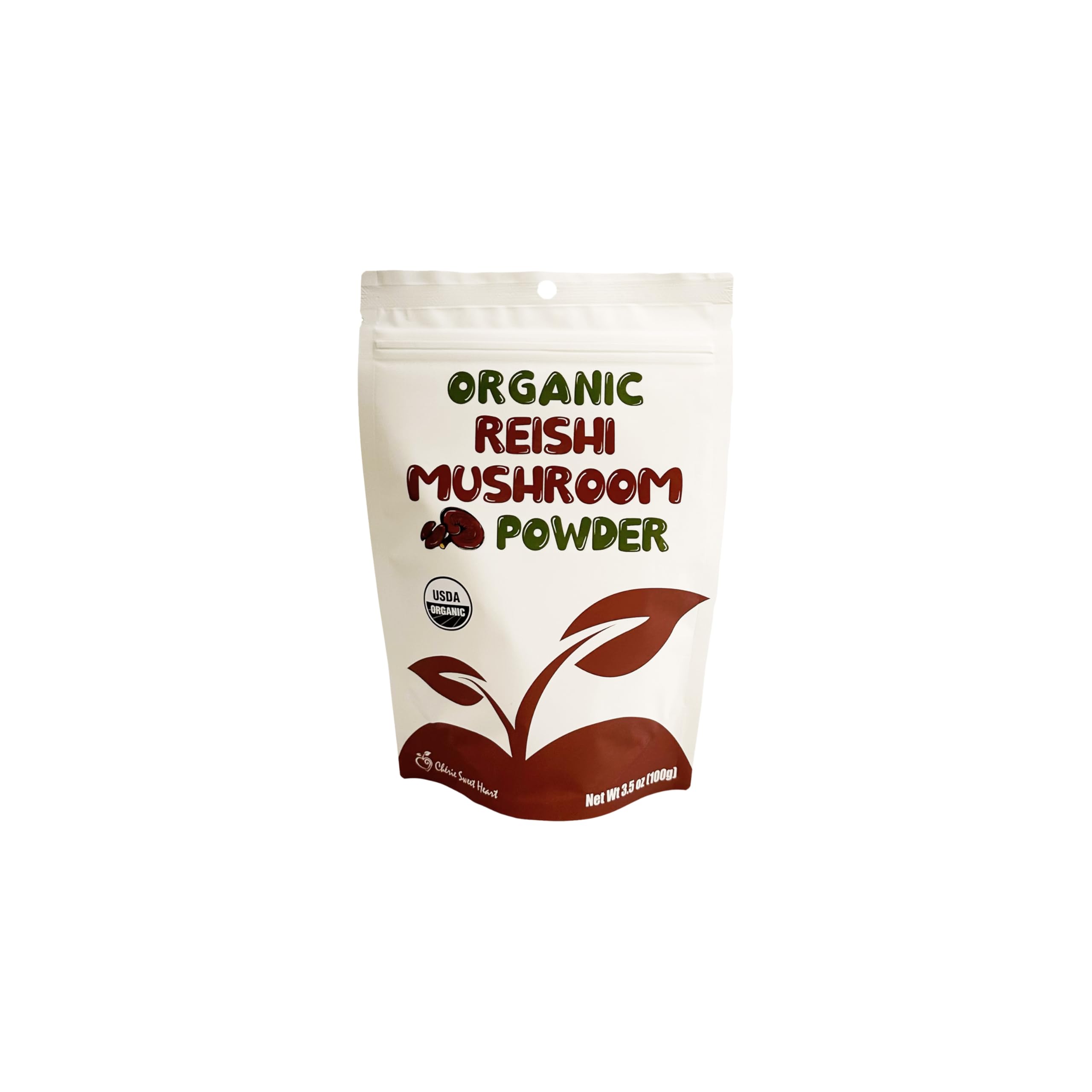 Cherie Sweet Heart Organic Reishi powder bottle for daily beverages