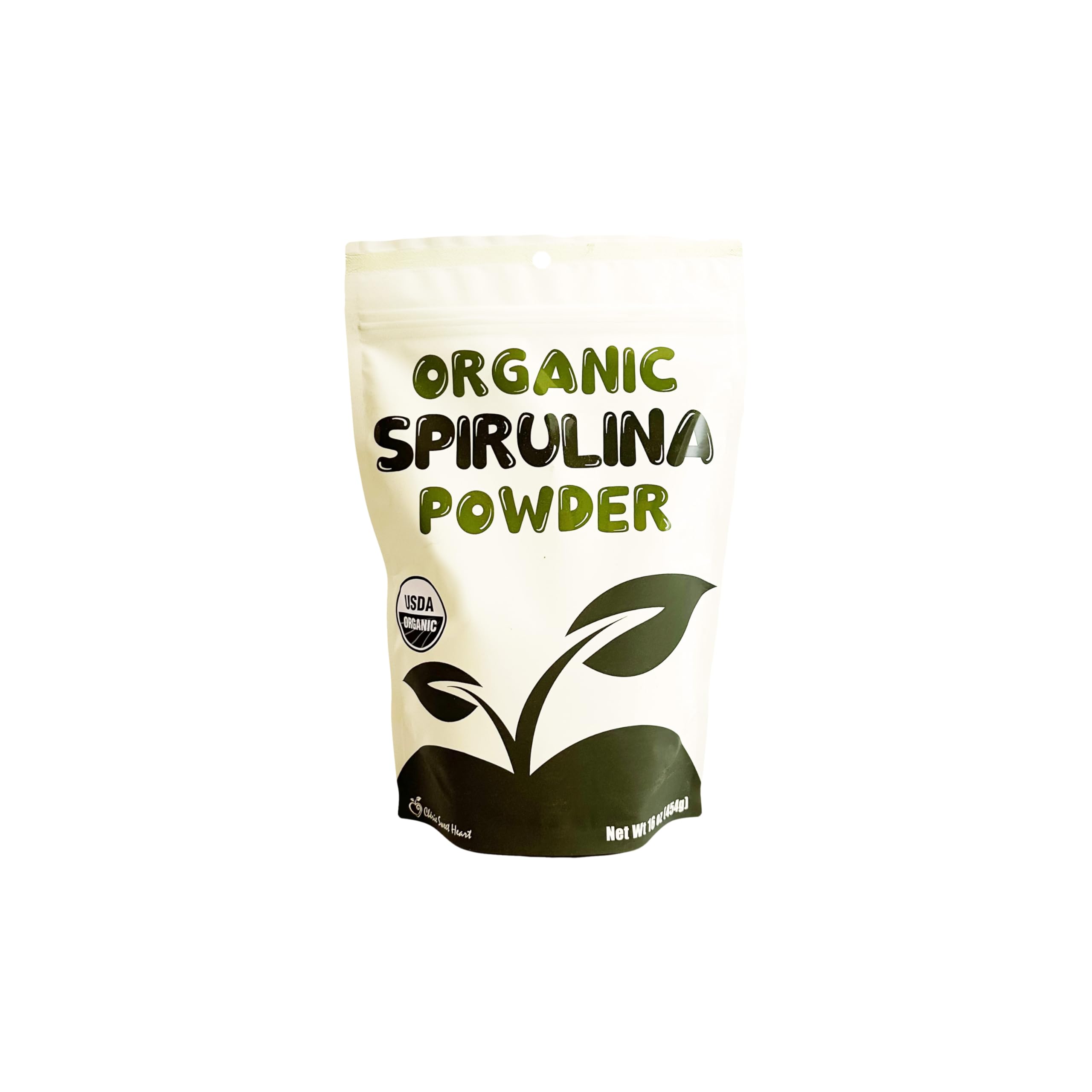 Chérie Sweet Heart Spirulina Powder pack front, organic and protein-rich.