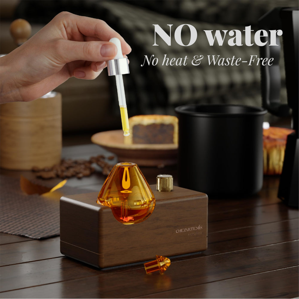 CHEZARTEMIS Amber diffuser cordless 230h battery enables portable use