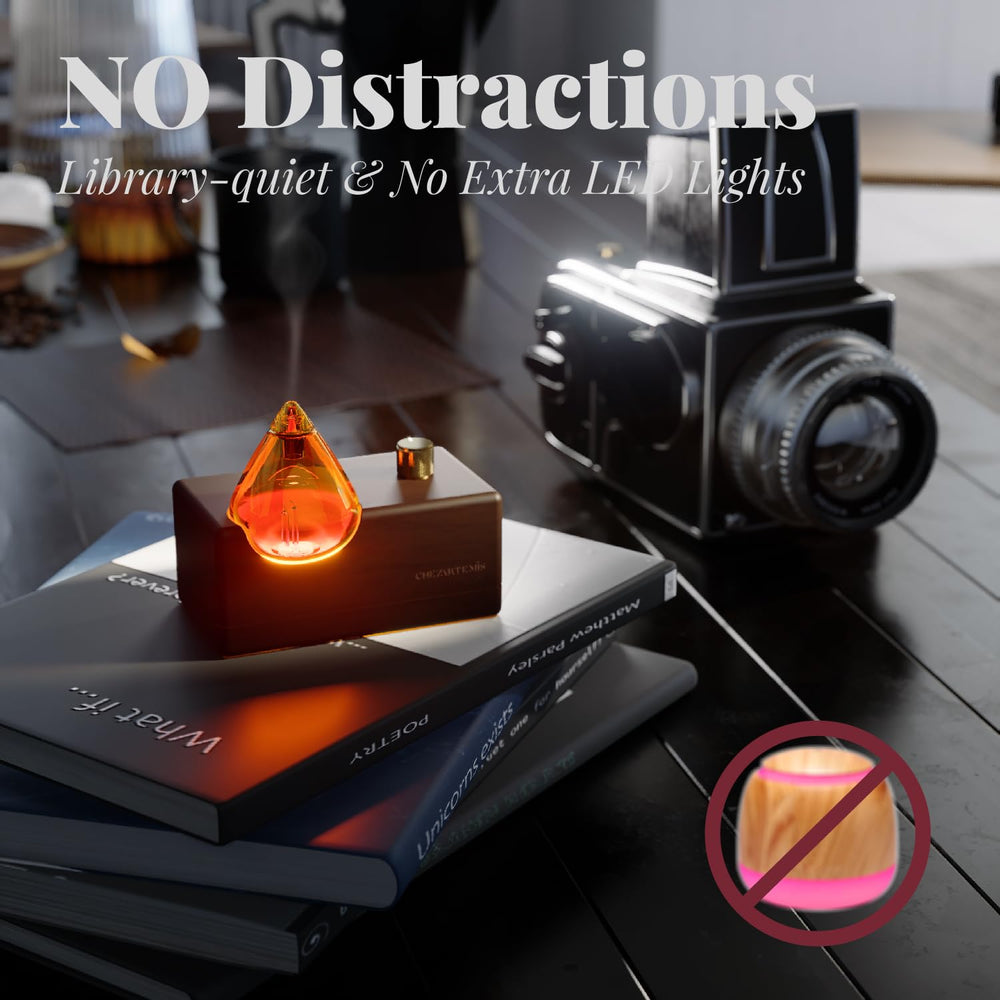 CHEZARTEMIS Amber diffuser timer settings for automatic shut-off