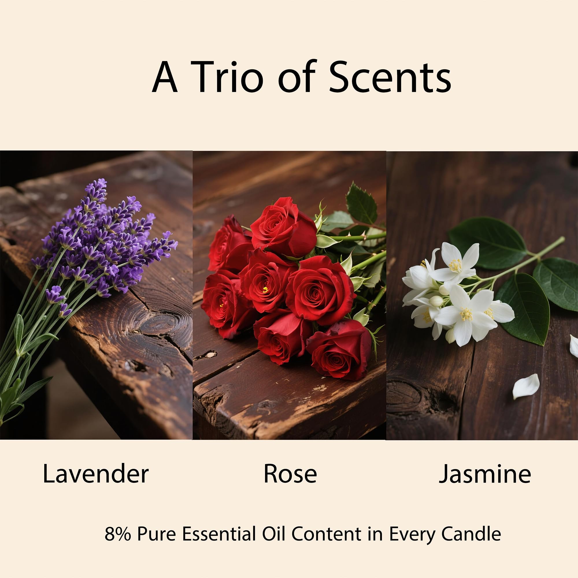 CHFILZLE 3-pack gift packaging highlights elegant, ready-to-gift candles for special occasions