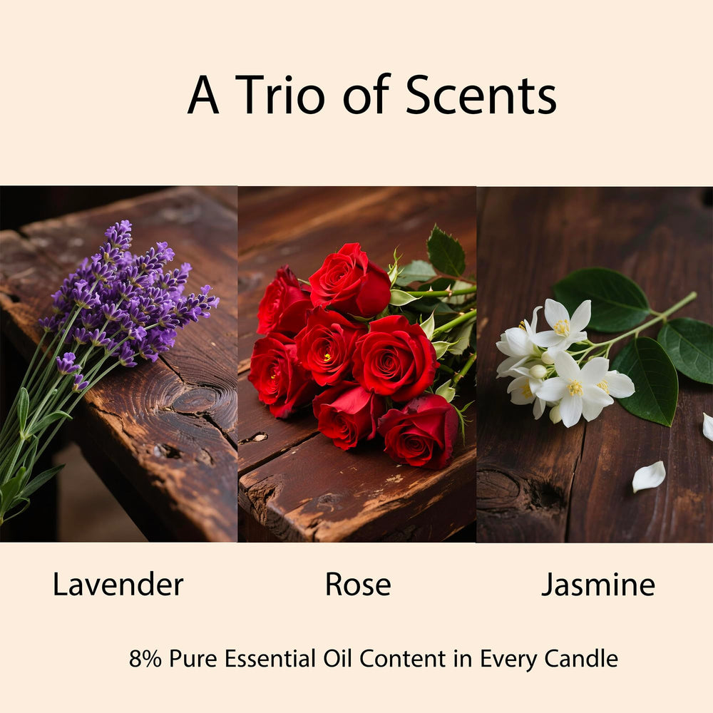 CHFILZLE 3-pack gift packaging highlights elegant, ready-to-gift candles for special occasions