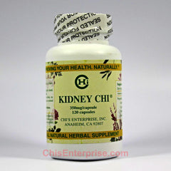 Chi's Enterprise Kidney Chi bottle on a clean surface for daily wellness.
