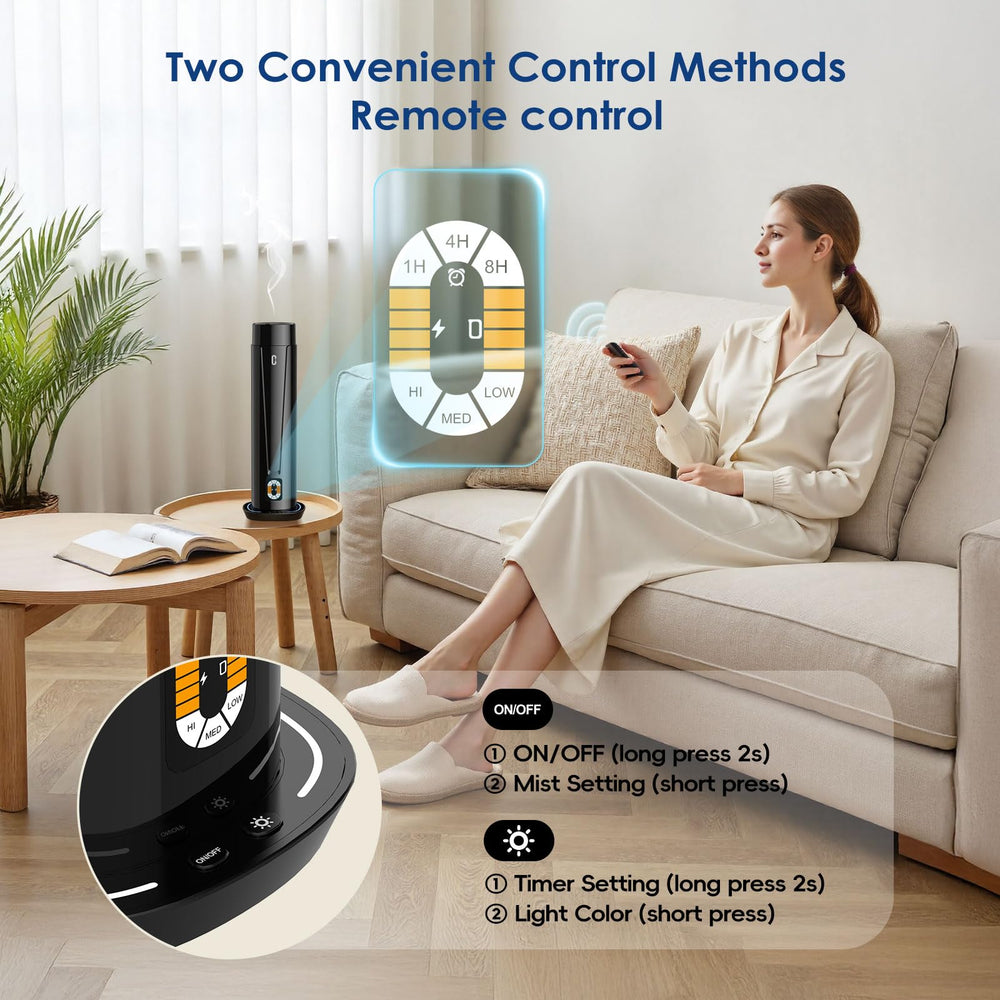 Chicsong timer settings help tailor scent schedules.