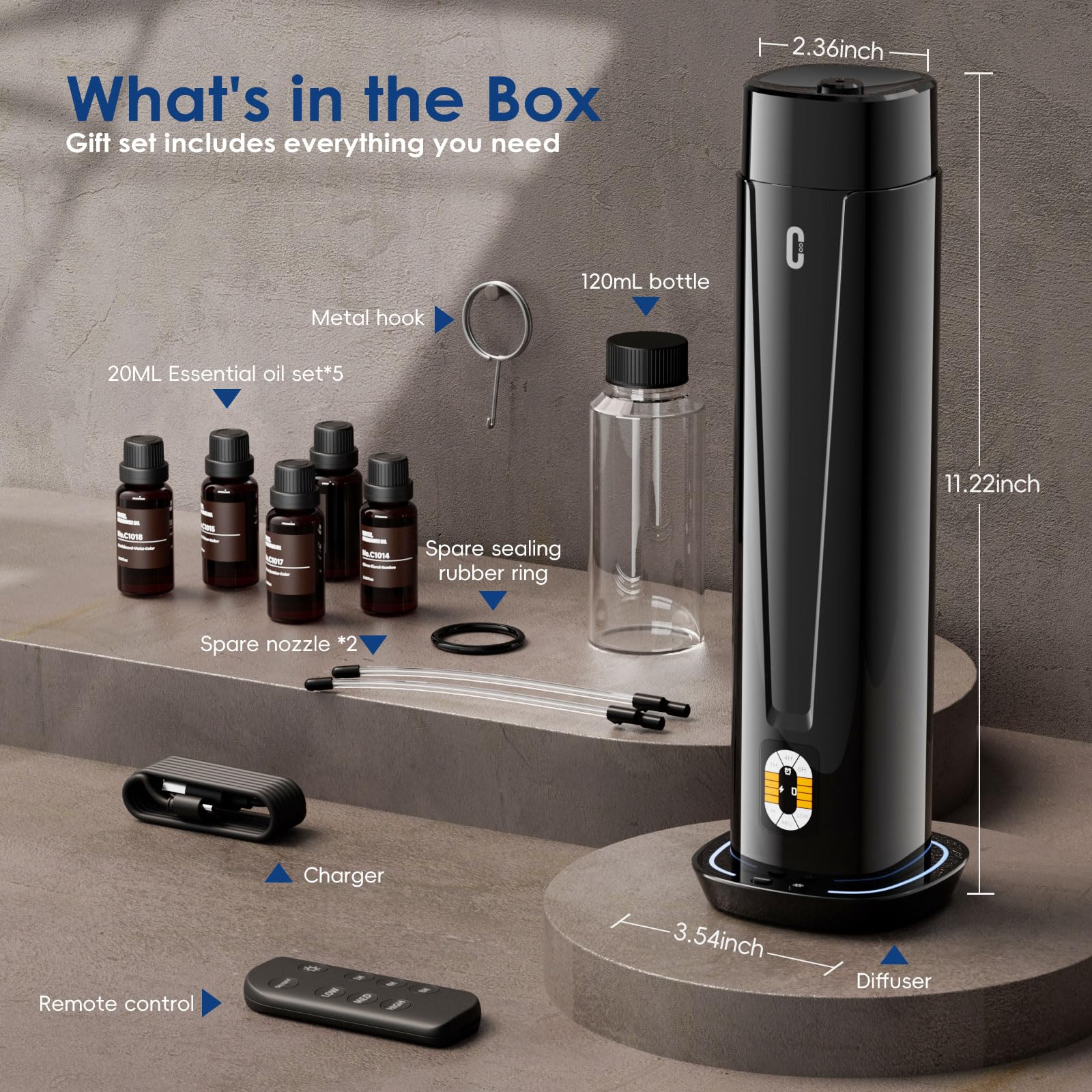 Chicsong replaceable atomizer core supports consistent fragrance diffusion.