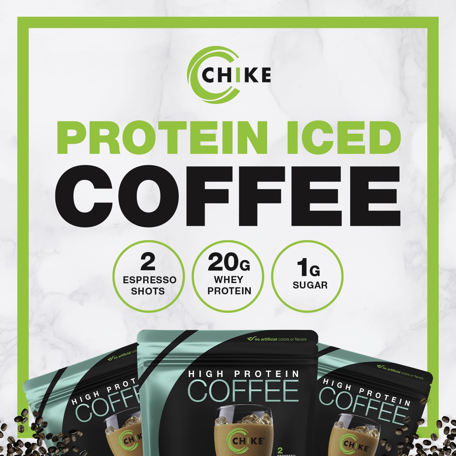 CHIKE Mocha Mint coffee stream, ready to energize your day.