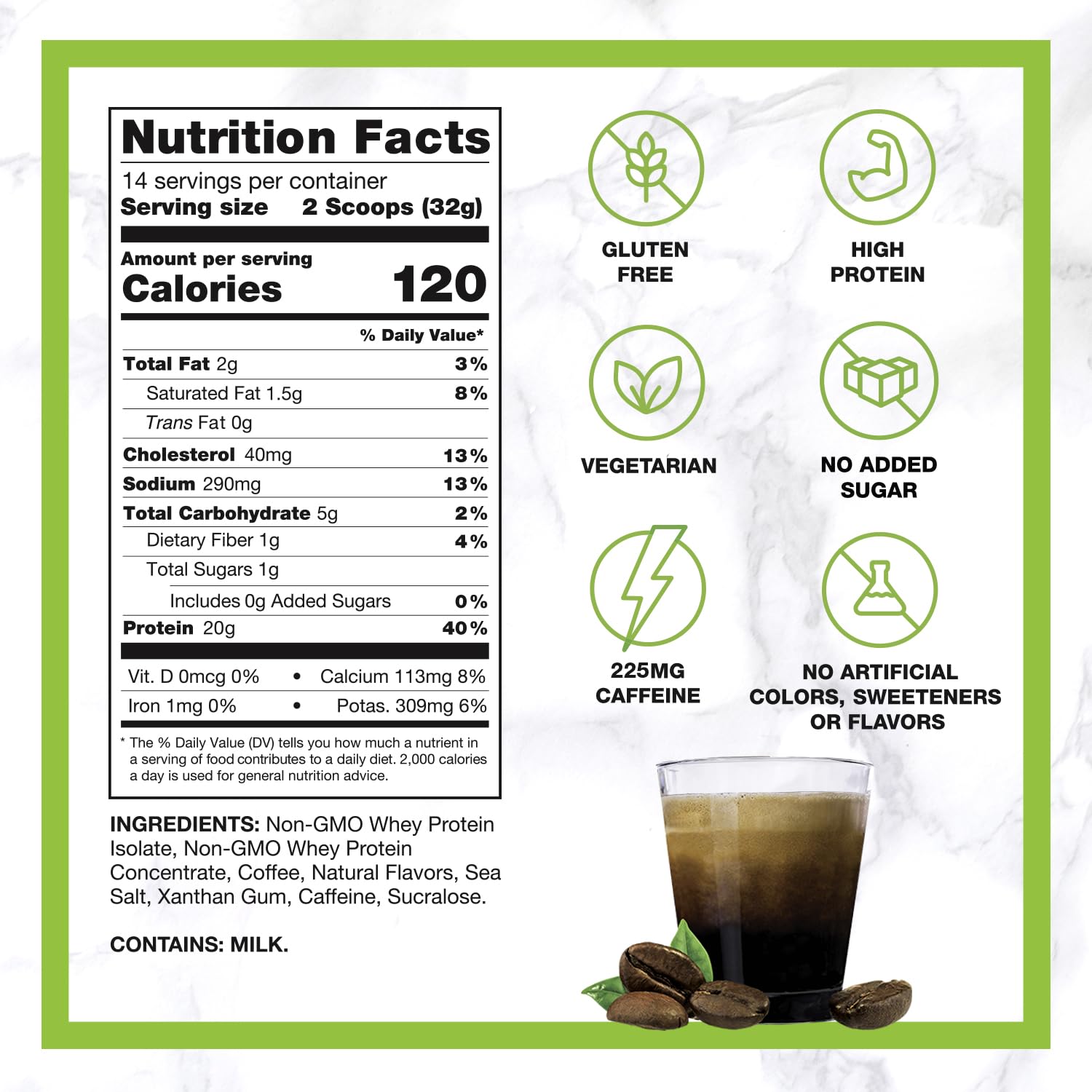 CHIKE Triple Shot Espresso & Cream pour reveals bold coffee flavor and protein boost.