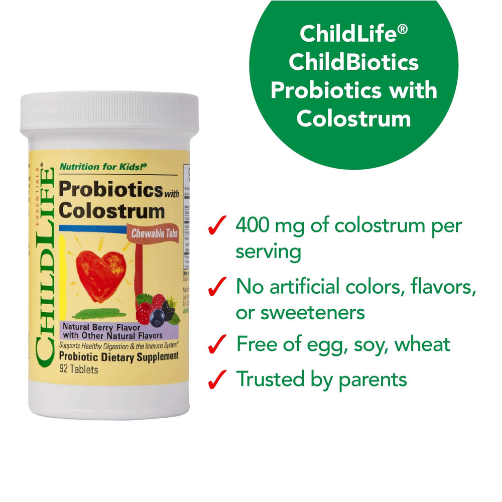 CHILDLIFE ESSENTIALS ChildBiotics gluten-free and non-GMO for clean daily use