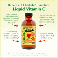 CHILDLIFE ESSENTIALS echinacea immune bottle with natural echinacea extract.