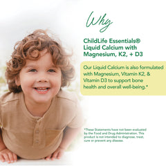 Front of the ChildLife Essentials Liquid Calcium bottle