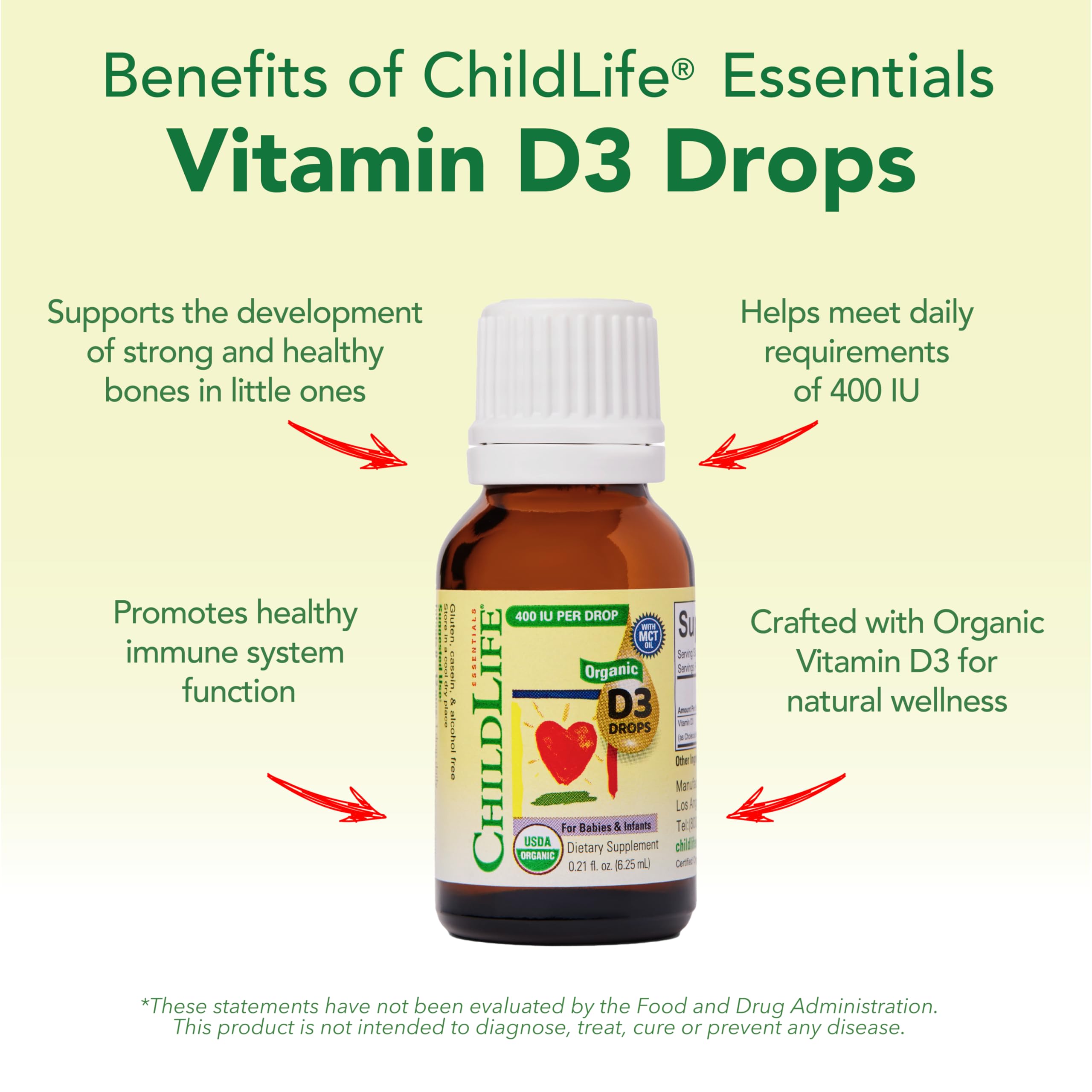 CHILDLIFE ESSENTIALS Pediatrician-approved branding signals trusted infant care.