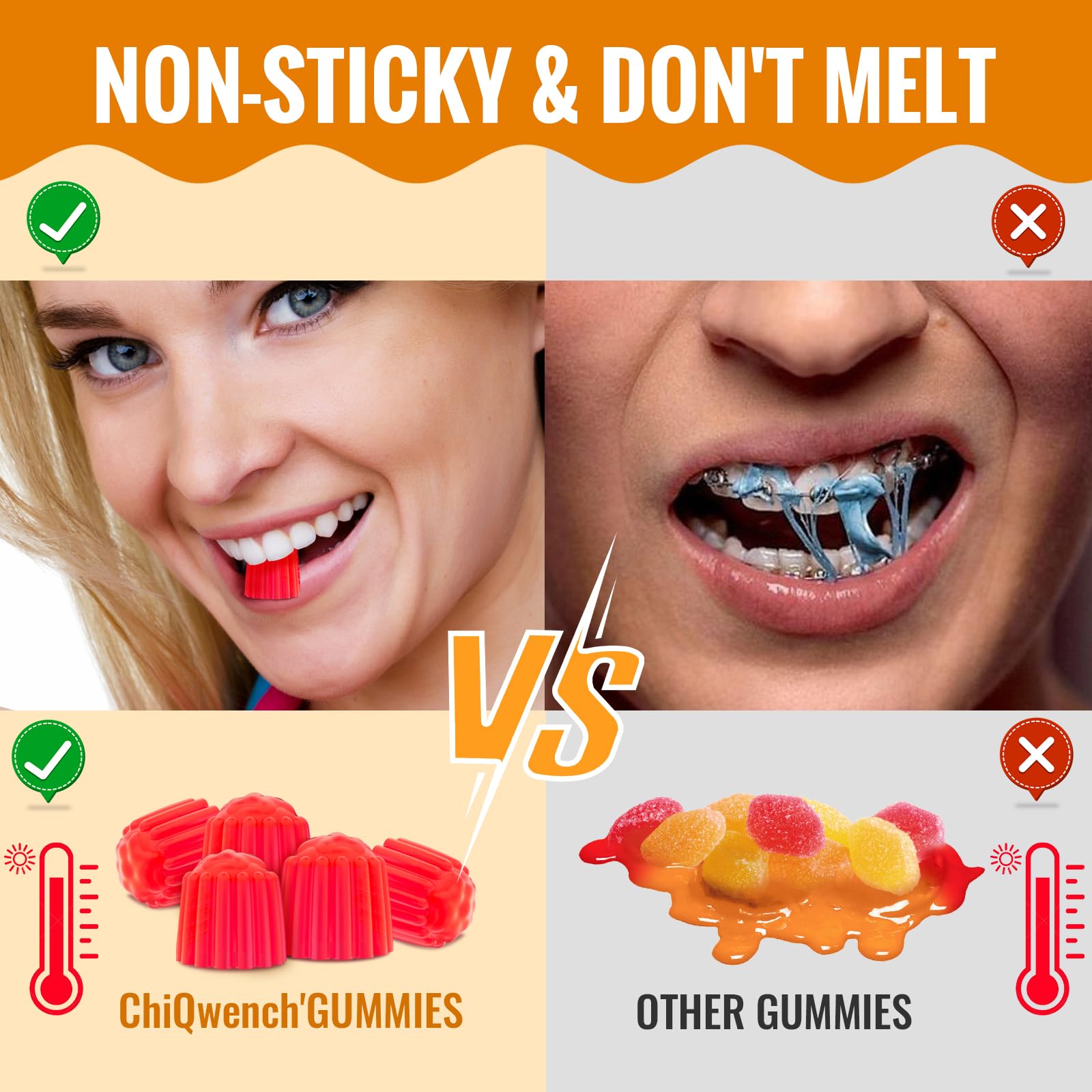 On-the-go ChiQwench packed gummies demonstrating portable wellness option