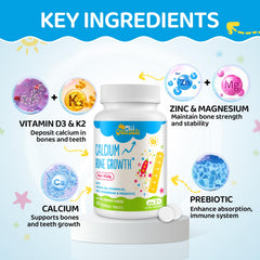 ChiQwench zinc and magnesium support children's bone health.