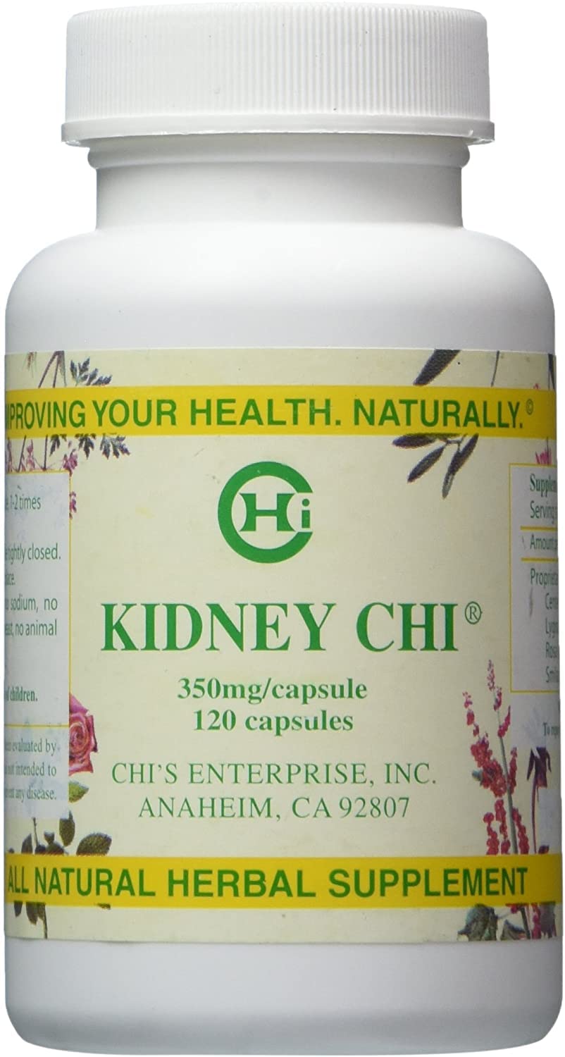 Chi's Enterprise Kidney Chi capsules for convenient daily use.