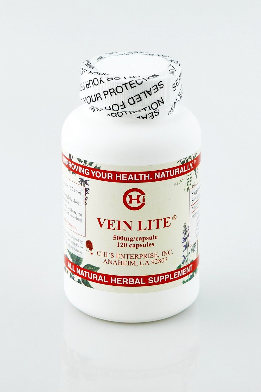 Chi's Enterprise Vein Lite bottle supports daily circulation and eye comfort