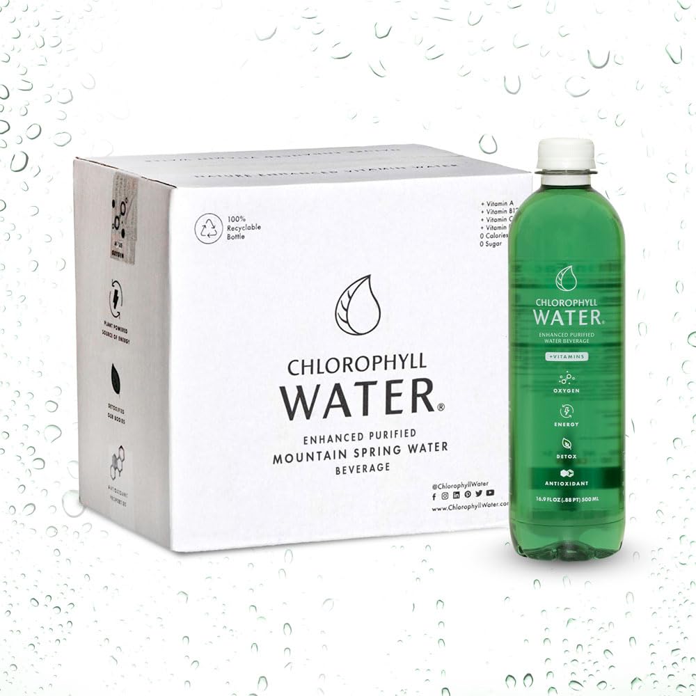 Chlorophyll Water dropper bottle illustrating easy daily dosing