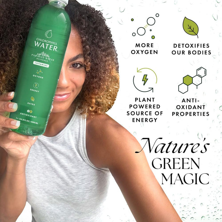 Lemon-mint aroma complements Chlorophyll Water Drops for a bright daily sip