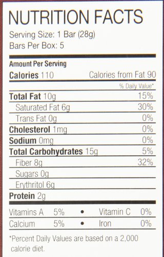 ChocoRite bar close-up reveals smooth texture and premium all-natural ingredients