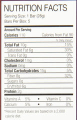 ChocoRite bar close-up reveals smooth texture and premium all-natural ingredients