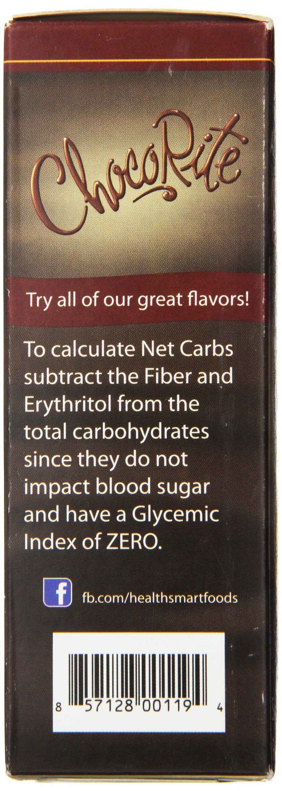 ChocoRite packaging shot shows convenient 5-ounce bars for on-the-go snacking
