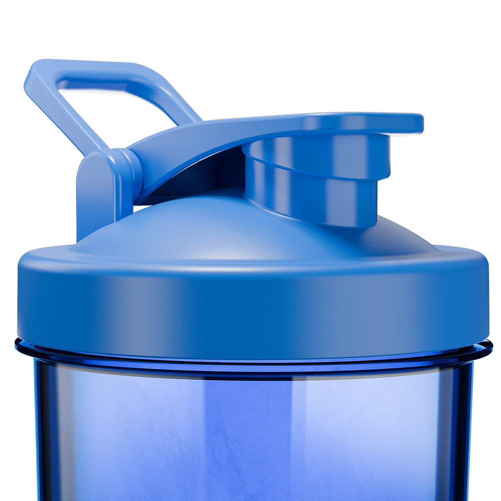 Cholas 24oz shaker supports up to 3 scoops and 16oz liquid.