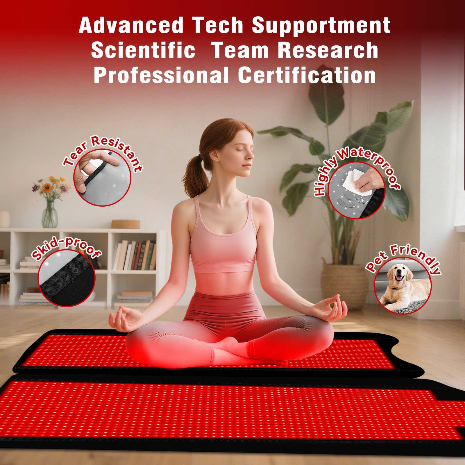 Cholas 74x77 blanket coverage supports comfortable full-body light exposure.