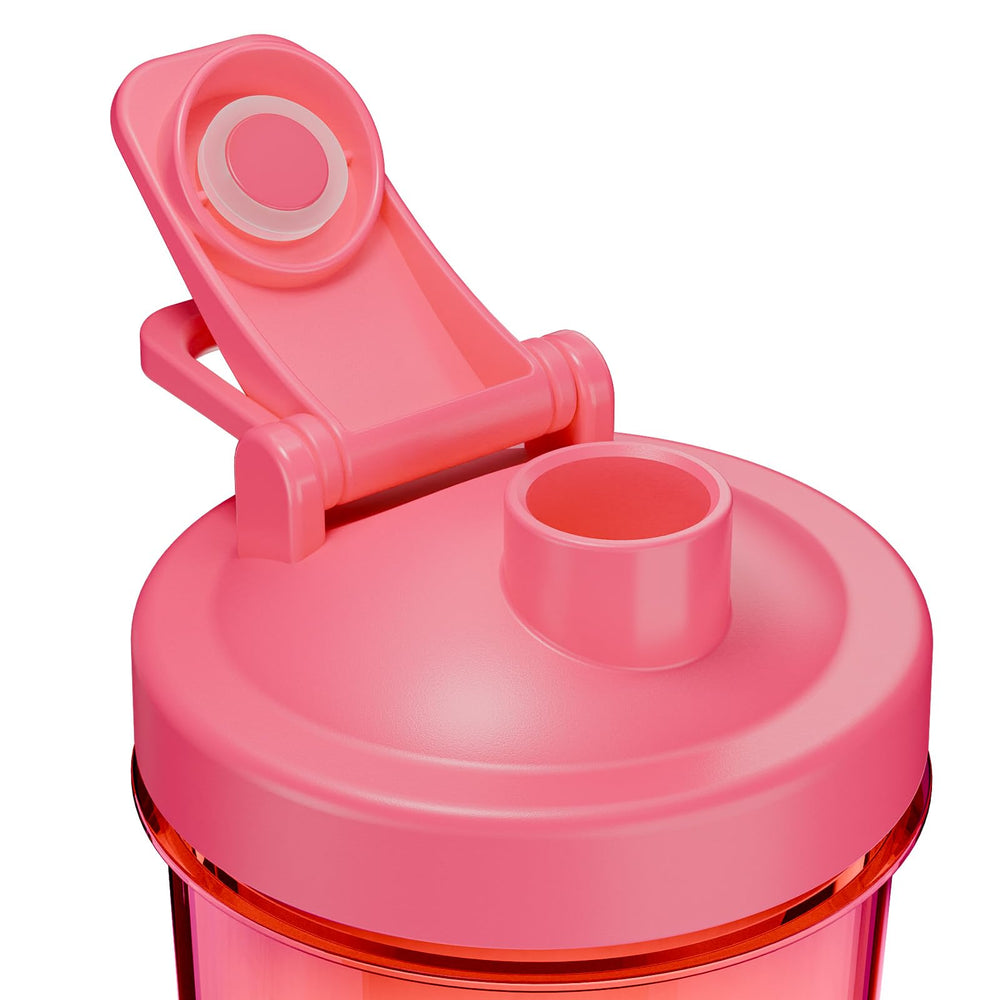 Cholas electric shaker bottle with 24oz capacity for complete workouts.