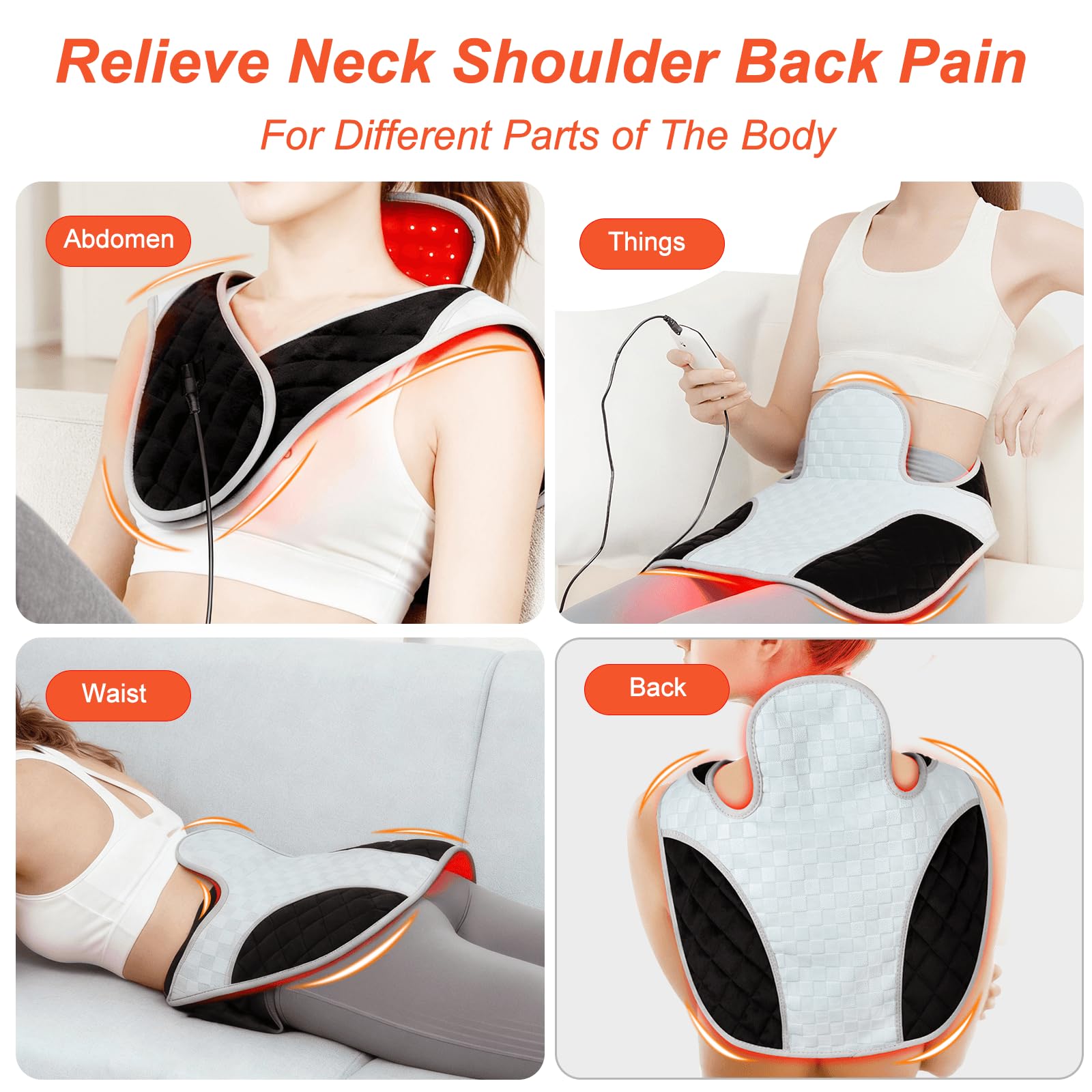Cholas red light therapy belt adjustable strap for secure daily wear