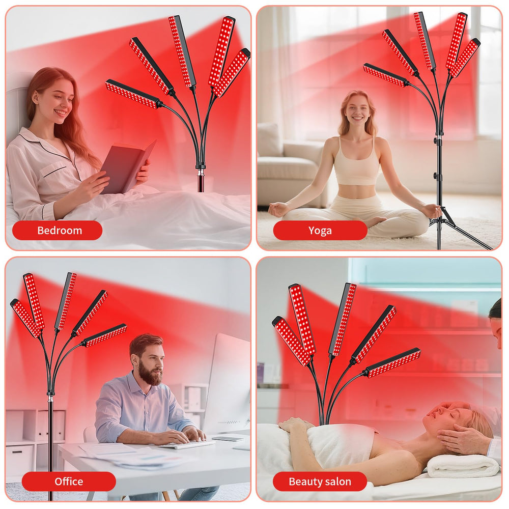 Cholas panels for face and body provide versatile at-home red light therapy.