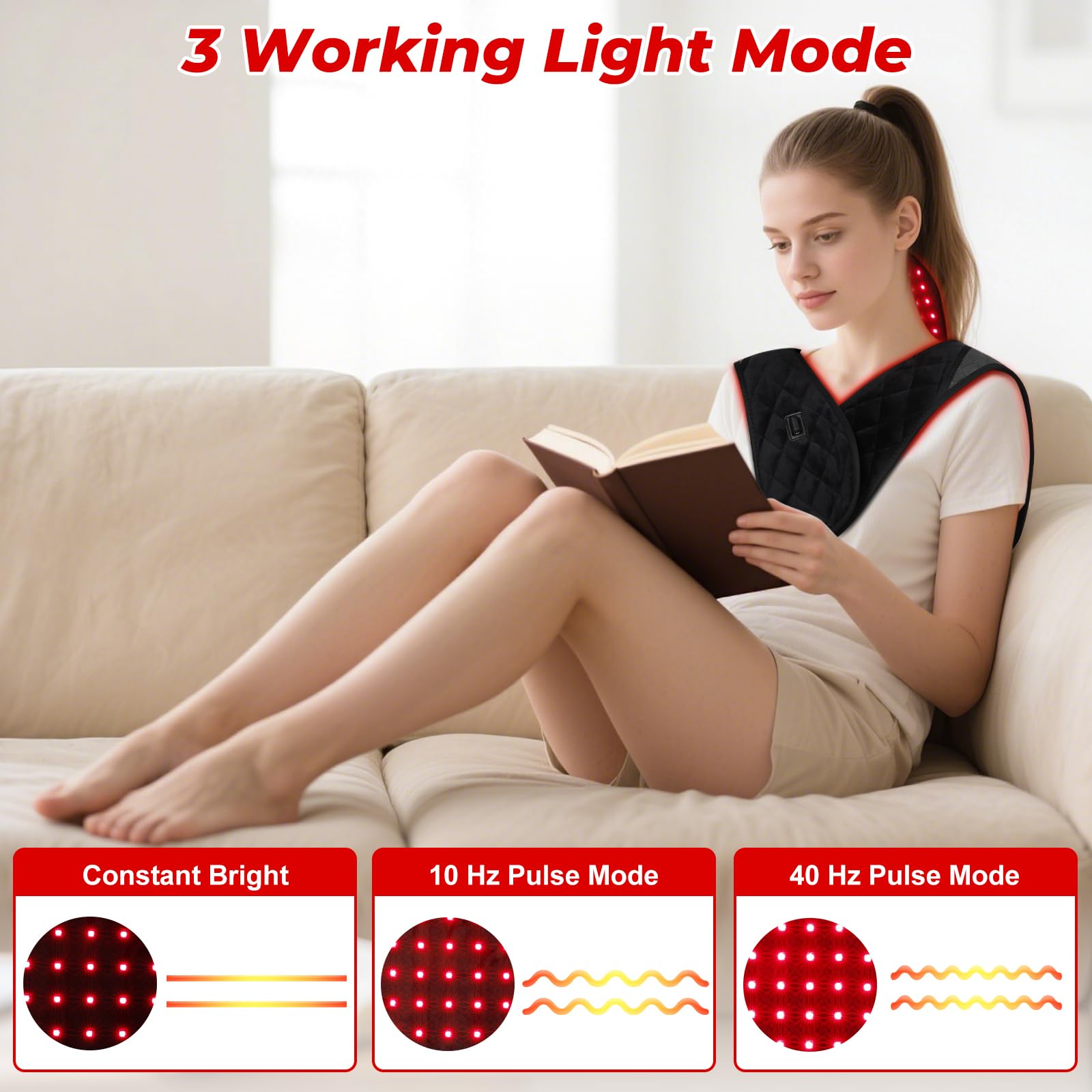 Cholas red-light pad supports at-home recovery after workouts