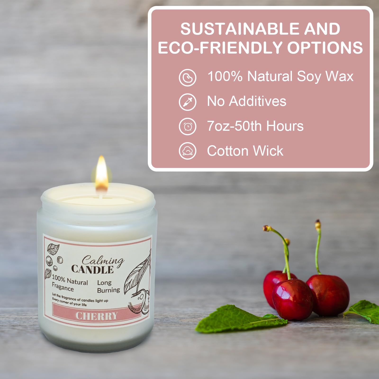 ChoqakQAr home ambience candle adding warmth to any room