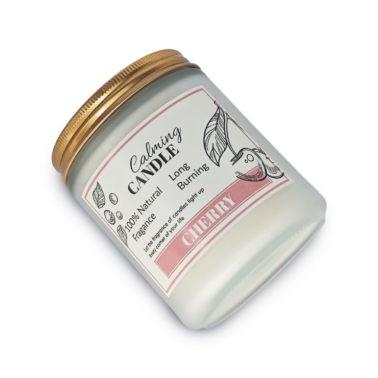 ChoqakQAr soy wax candle burn-time illustration highlighting clean, extended burn