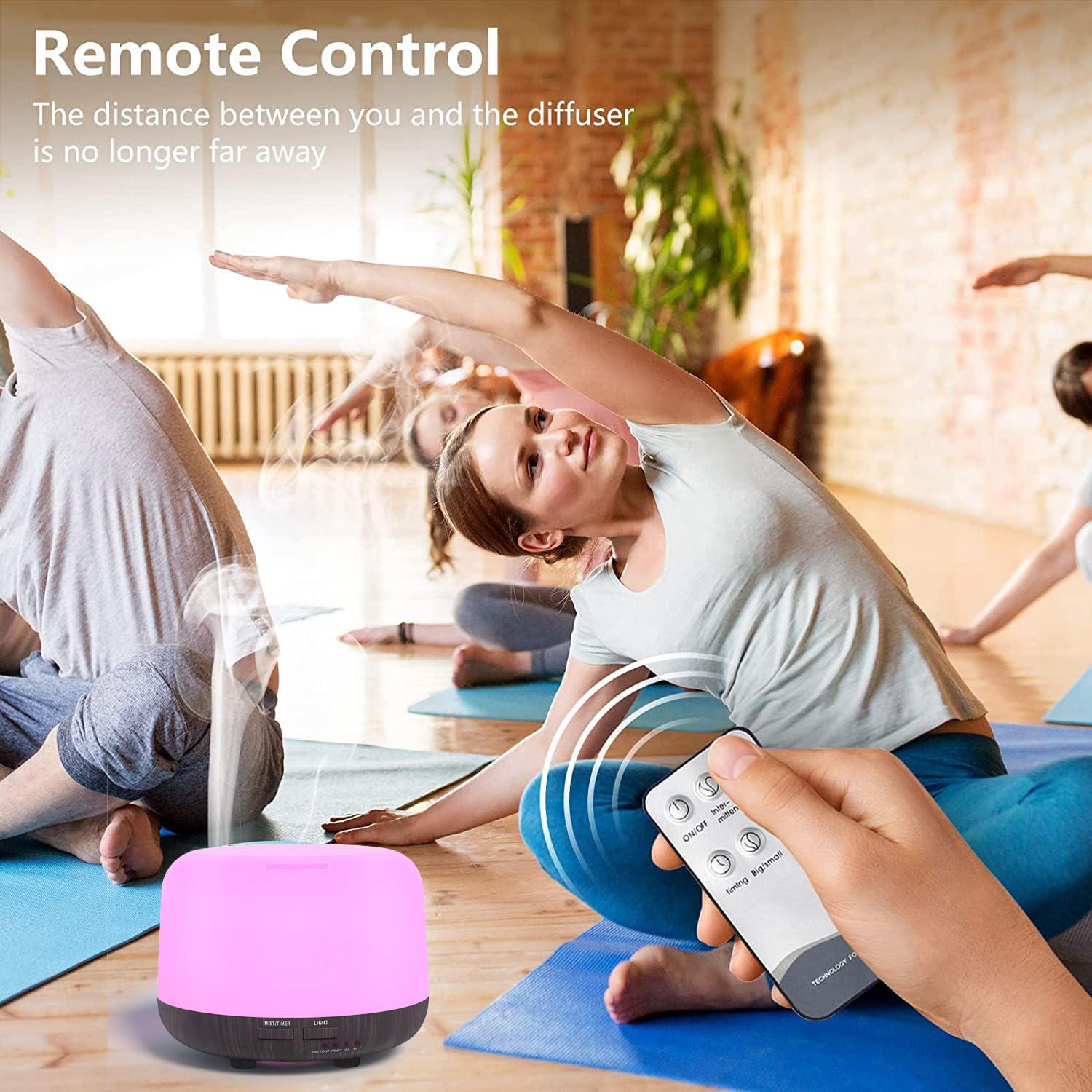 CHOUWEEK 7-color LED diffuser adds mood lighting to any room.