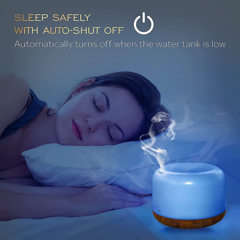 CHOUWEEK Oil Diffuser auto-off feature for safety and peace of mind.