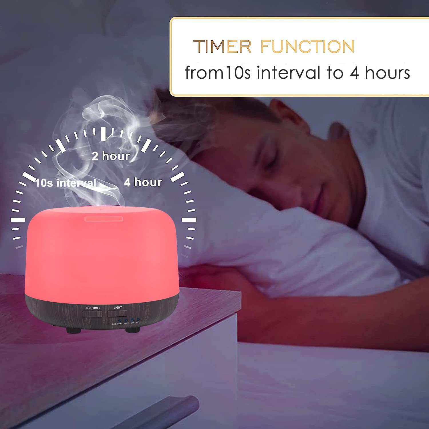CHOUWEEK whisper-quiet ultrasonic diffuser for calm environments.