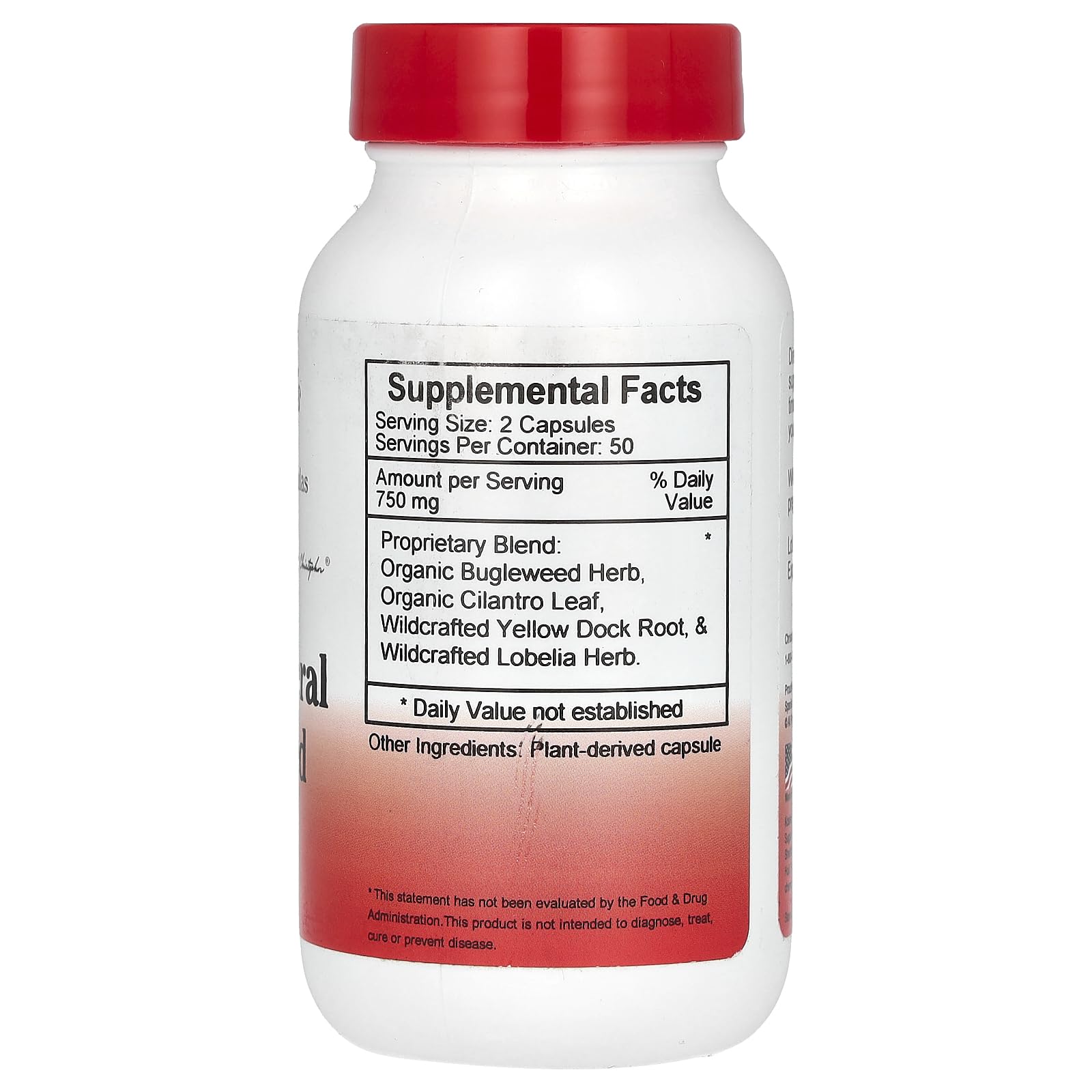Christopher's Heavy Mineral Bugleweed capsules for daily mineral replenishment.