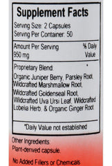 Capsules of Dr. Christopher's Kidney Formula ready for daily use.