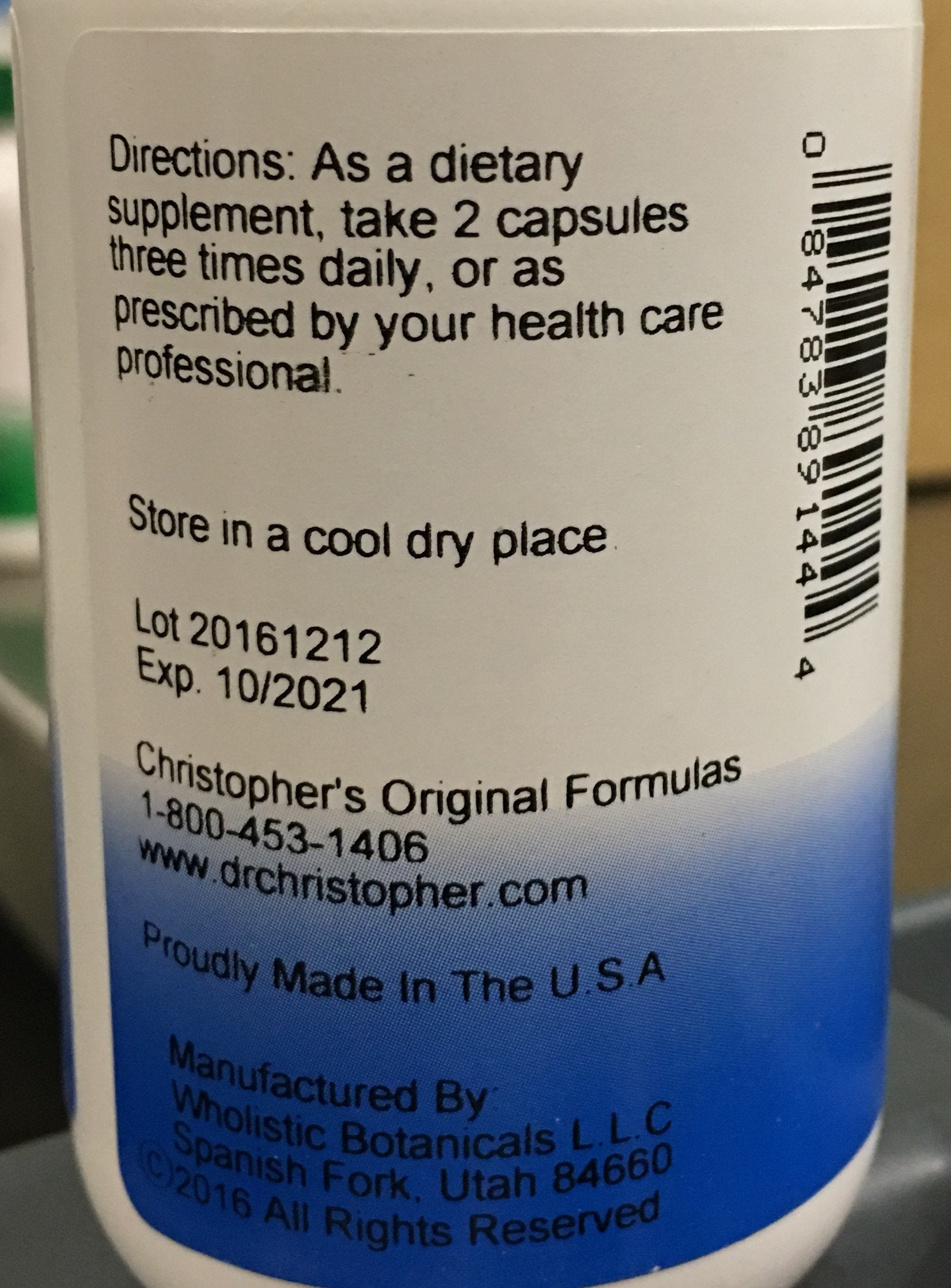 Christopher's Lactation Formula capsules shown as easy-to-take daily supplement