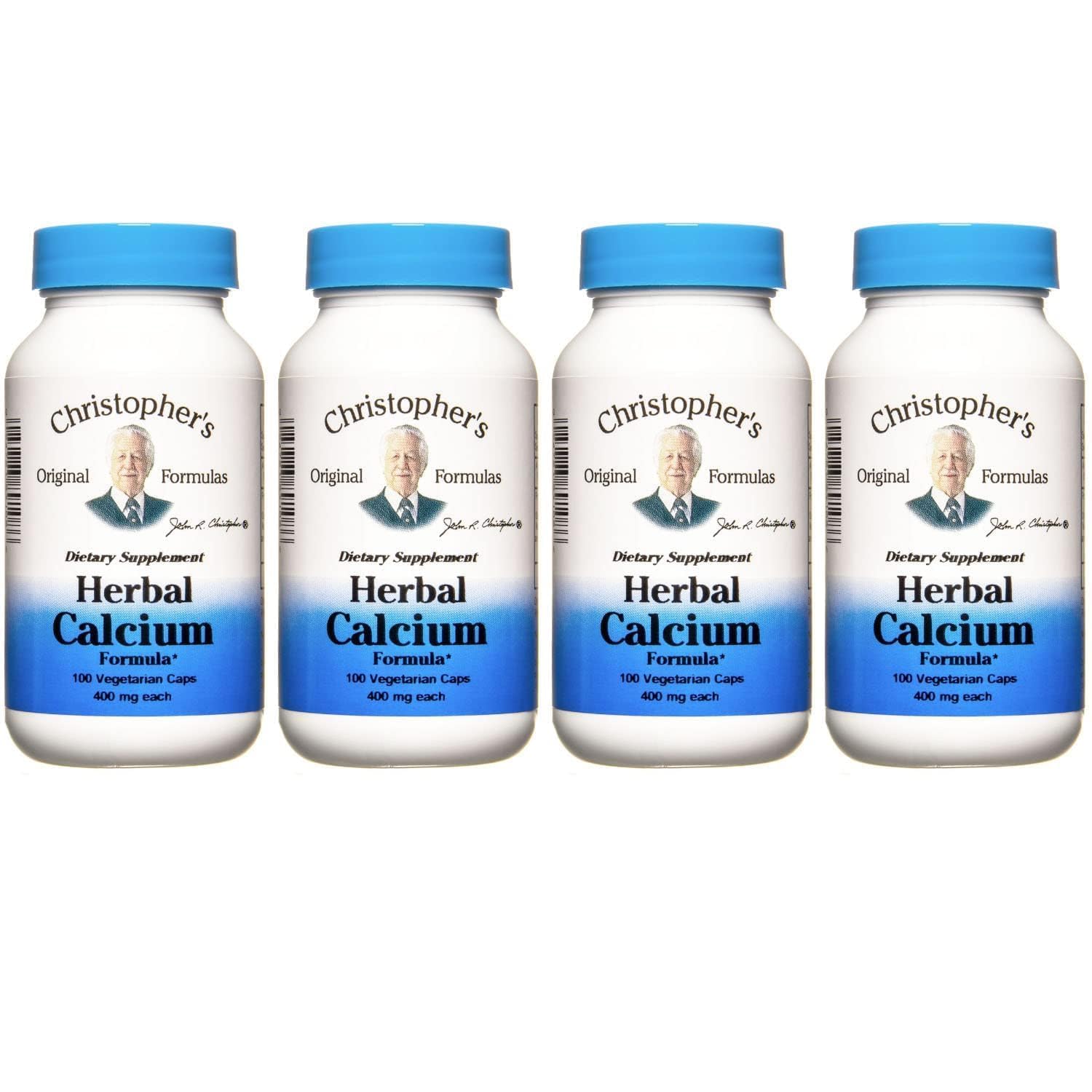 Christopher's Original Formulas Herbal Calcium bottle front for natural bone support