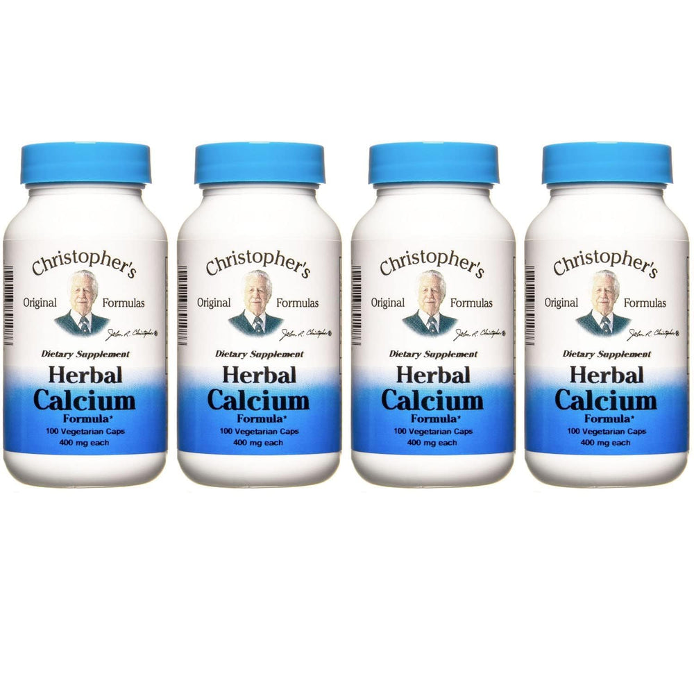 Christopher's Original Formulas Herbal Calcium bottle front for natural bone support