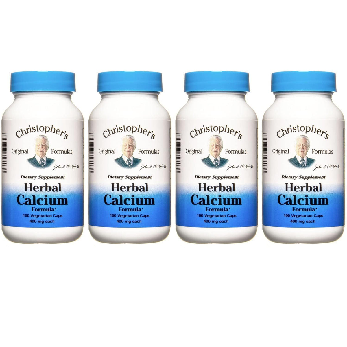 Christopher's Original Formulas Herbal Calcium bottle front for natural bone support