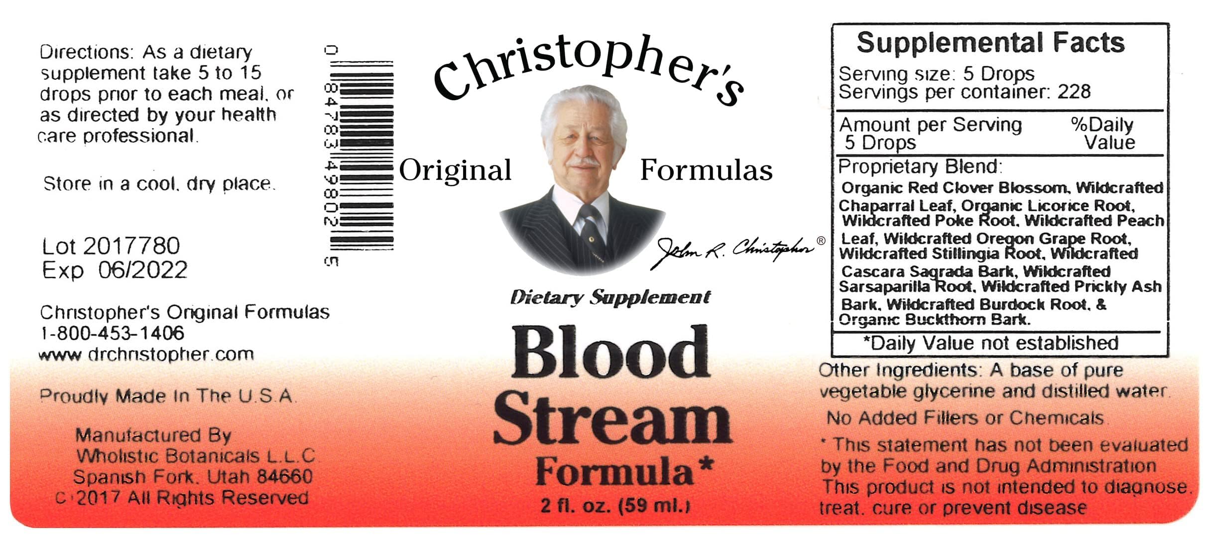 Alcohol-free formula by Christopher's Original Formulas for sensitive users.