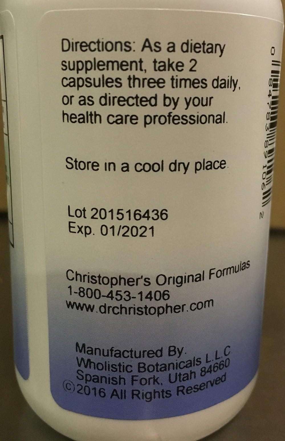 Christopher's Original Formulas arándano ojos cápsulas: consumo fácil para salud ocular