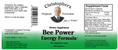 Christopher's Bee Power Energy packaging highlights USA-made quality